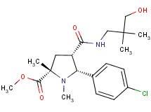 methyl (2S*,4S*,5R*)-5-(4-chlorophenyl)-4-{[(3-hydroxy-2,2-dimethylpropyl)amino]carbonyl}-1,2-dimethyl-2-pyrrolidinecarboxylate