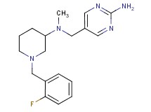 5-{[[1-(2-fluorobenzyl)-3-piperidinyl](methyl)amino]methyl}-2-pyrimidinamine