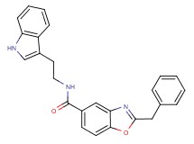2-benzyl-N-[2-(1H-indol-3-yl)ethyl]-1,3-benzoxazole-5-carboxamide