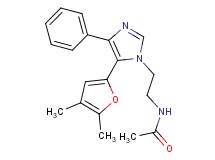 N-{2-[5-(4,5-dimethyl-2-furyl)-4-phenyl-1H-imidazol-1-yl]ethyl}acetamide