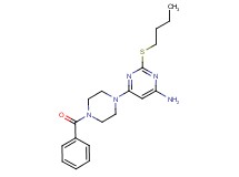 6-(4-benzoylpiperazin-1-yl)-2-(butylthio)pyrimidin-4-amine
