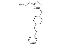 4-(2-phenylethyl)-1-[(3-propyl-1,2,4-oxadiazol-5-yl)methyl]piperidine