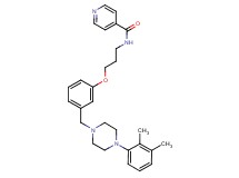 N-[3-(3-{[4-(2,3-dimethylphenyl)-1-piperazinyl]methyl}phenoxy)propyl]isonicotinamide