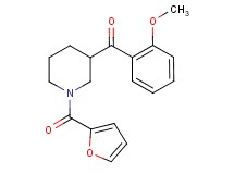 [1-(2-furoyl)-3-piperidinyl](2-methoxyphenyl)methanone