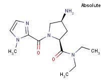 (2S,4S)-4-amino-N,N-diethyl-1-[(1-methyl-1H-imidazol-2-yl)carbonyl]pyrrolidine-2-carboxamide
