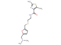 N-{2-[({5-[(dimethylamino)methyl]-2-furyl}methyl)thio]ethyl}-2,5-dimethyl-1,3-thiazole-4-carboxamide