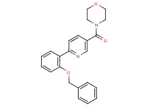 4-({6-[2-(benzyloxy)phenyl]pyridin-3-yl}carbonyl)morpholine