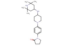 1-(4-{4-[(2,2,6,6-tetramethylpiperidin-4-yl)amino]piperidin-1-yl}phenyl)pyrrolidin-2-one