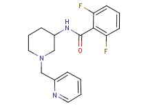 2,6-difluoro-N-[1-(2-pyridinylmethyl)-3-piperidinyl]benzamide