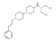 N,N-diethyl-1'-(3-phenylpropyl)-1,4'-bipiperidine-4-carboxamide