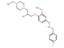 1-(4-ethyl-1-piperazinyl)-3-(4-{[(4-fluorobenzyl)amino]methyl}-2-methoxyphenoxy)-2-propanol