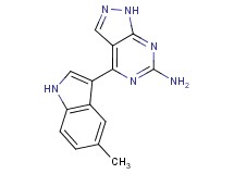 4-(5-methyl-1H-indol-3-yl)-1H-pyrazolo[3,4-d]pyrimidin-6-amine