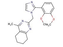 2-{[2-(2,3-dimethoxyphenyl)-1H-imidazol-1-yl]methyl}-4-methyl-5,6,7,8-tetrahydroquinazoline