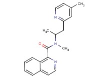 N-methyl-N-[1-methyl-2-(4-methylpyridin-2-yl)ethyl]isoquinoline-1-carboxamide
