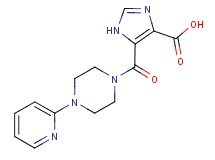 5-[(4-pyridin-2-ylpiperazin-1-yl)carbonyl]-1H-imidazole-4-carboxylic acid