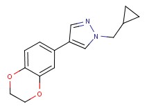 1-(cyclopropylmethyl)-4-(2,3-dihydro-1,4-benzodioxin-6-yl)-1H-pyrazole