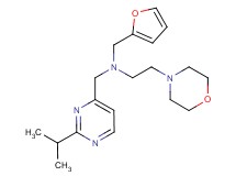 (2-furylmethyl)[(2-isopropylpyrimidin-4-yl)methyl](2-morpholin-4-ylethyl)amine