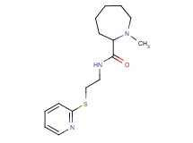 1-methyl-N-[2-(2-pyridinylthio)ethyl]-2-azepanecarboxamide