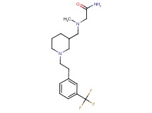 N~2~-methyl-N~2~-[(1-{2-[3-(trifluoromethyl)phenyl]ethyl}piperidin-3-yl)methyl]glycinamide