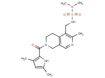 N'-({7-[(3,5-dimethyl-1H-pyrrol-2-yl)carbonyl]-3-methyl-5,6,7,8-tetrahydro-2,7-naphthyridin-4-yl}methyl)-N,N-dimethylsulfamide