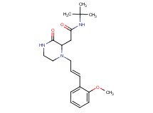 N-(tert-butyl)-2-{1-[(2E)-3-(2-methoxyphenyl)-2-propen-1-yl]-3-oxo-2-piperazinyl}acetamide