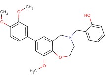 2-{[7-(3,4-dimethoxyphenyl)-9-methoxy-2,3-dihydro-1,4-benzoxazepin-4(5H)-yl]methyl}phenol