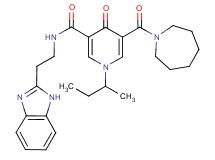 5-(1-azepanylcarbonyl)-N-[2-(1H-benzimidazol-2-yl)ethyl]-1-sec-butyl-4-oxo-1,4-dihydro-3-pyridinecarboxamide