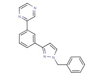 2-[3-(1-benzyl-1H-pyrazol-3-yl)phenyl]pyrazine