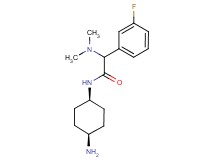 N-(cis-4-aminocyclohexyl)-2-(dimethylamino)-2-(3-fluorophenyl)acetamide