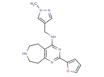 2-(2-furyl)-N-[(1-methyl-1H-pyrazol-4-yl)methyl]-6,7,8,9-tetrahydro-5H-pyrimido[4,5-d]azepin-4-amine