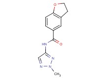N-(2-methyl-2H-1,2,3-triazol-4-yl)-2,3-dihydro-1-benzofuran-5-carboxamide