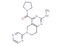 N-methyl-6-(2-pyrazinyl)-4-(1-pyrrolidinylcarbonyl)-5,6,7,8-tetrahydropyrido[4,3-d]pyrimidin-2-amine