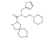 N-(2-furylmethyl)-N-[2-(4-morpholinyl)ethyl]-2,8-diazaspiro[4.5]decane-3-carboxamide dihydrochloride