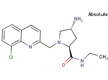 (2S,4R)-4-amino-1-[(8-chloroquinolin-2-yl)methyl]-N-ethylpyrrolidine-2-carboxamide