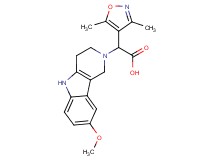(3,5-dimethylisoxazol-4-yl)(8-methoxy-1,3,4,5-tetrahydro-2H-pyrido[4,3-b]indol-2-yl)acetic acid