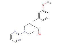 [4-(3-methoxybenzyl)-1-pyrimidin-2-ylpiperidin-4-yl]methanol