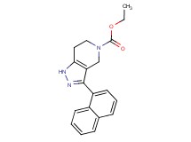 ethyl 3-(1-naphthyl)-1,4,6,7-tetrahydro-5H-pyrazolo[4,3-c]pyridine-5-carboxylate