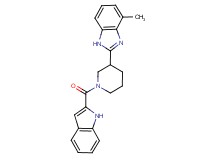 2-[1-(1H-indol-2-ylcarbonyl)-3-piperidinyl]-4-methyl-1H-benzimidazole