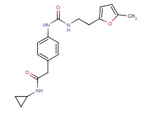 N-cyclopropyl-2-{4-[({[2-(5-methyl-2-furyl)ethyl]amino}carbonyl)amino]phenyl}acetamide