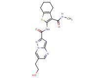6-(2-hydroxyethyl)-N-{3-[(methylamino)carbonyl]-4,5,6,7-tetrahydro-1-benzothien-2-yl}pyrazolo[1,5-a]pyrimidine-2-carboxamide