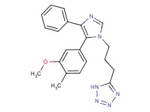 5-{3-[5-(3-methoxy-4-methylphenyl)-4-phenyl-1H-imidazol-1-yl]propyl}-1H-tetrazole
