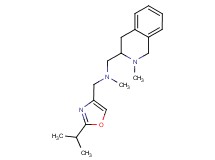 1-(2-isopropyl-1,3-oxazol-4-yl)-N-methyl-N-[(2-methyl-1,2,3,4-tetrahydroisoquinolin-3-yl)methyl]methanamine