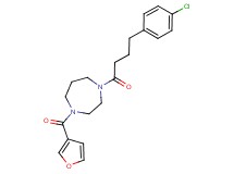 1-[4-(4-chlorophenyl)butanoyl]-4-(3-furoyl)-1,4-diazepane