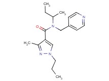 N-(sec-butyl)-3-methyl-1-propyl-N-(pyridin-4-ylmethyl)-1H-pyrazole-4-carboxamide
