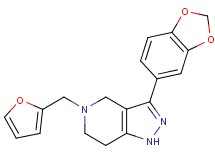3-(1,3-benzodioxol-5-yl)-5-(2-furylmethyl)-4,5,6,7-tetrahydro-1H-pyrazolo[4,3-c]pyridine