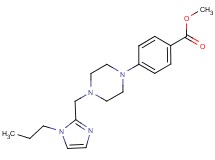 methyl 4-{4-[(1-propyl-1H-imidazol-2-yl)methyl]-1-piperazinyl}benzoate