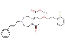 methyl 9-[2-(2-fluorophenyl)ethoxy]-7-oxo-3-[(2E)-3-phenyl-2-propen-1-yl]-1,2,3,4,5,7-hexahydropyrido[1,2-d][1,4]diazepine-10-carboxylate