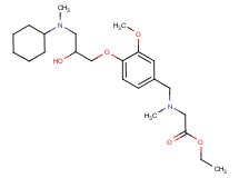 ethyl N-(4-{3-[cyclohexyl(methyl)amino]-2-hydroxypropoxy}-3-methoxybenzyl)-N-methylglycinate