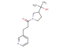 2-[1-(3-pyridin-3-ylpropanoyl)pyrrolidin-3-yl]propan-2-ol