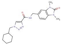 1-(cyclohexylmethyl)-N-[(1,3-dimethyl-2-oxo-2,3-dihydro-1H-benzimidazol-5-yl)methyl]-1H-1,2,3-triazole-4-carboxamide